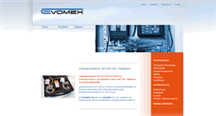 Desktop Screenshot of evomex.de